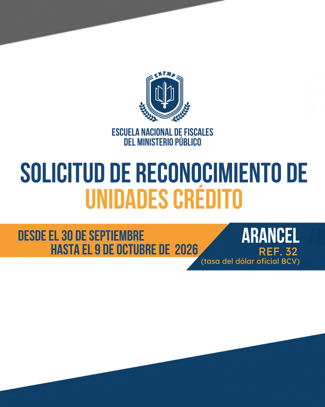Solicitud de Reconocimiento de Unidades Crédito (vista previa).